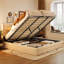 Lit plateforme tapissier avec tête de lit 42 po Minos-730802816-674403280