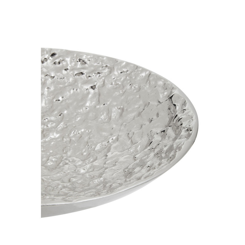 Beric Metal Decorative Bowl 1, Silver