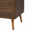 Meuble télé avec 2 tiroirs, console multimédia pour téléviseur de 80 po ou moins, centre de divertissement avec rangement pour le salon et la chambre à coucher
