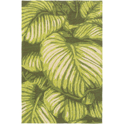 Hand Hooked Floral Indoor Rug