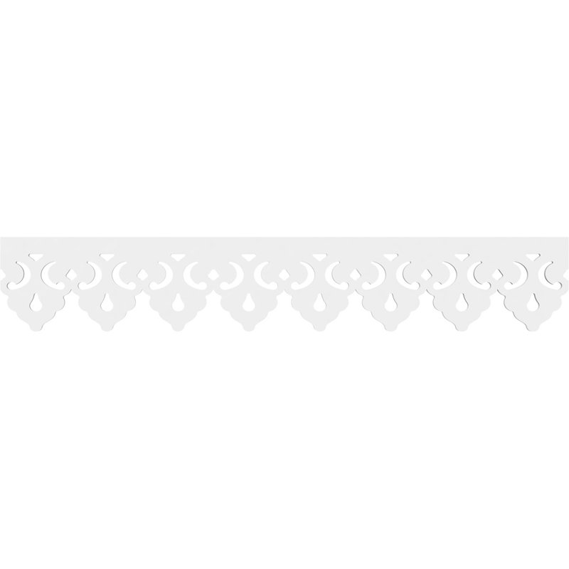 Markham Architectural Grade PVC Running Trim, 8" H x 48" W x 0.63" D