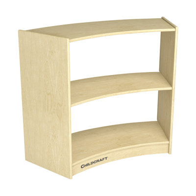 2 Compartment Manufactured Wood Shelving Unit