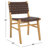 Alston Woven Leather & Solid Wood Dining Chair-1018038648