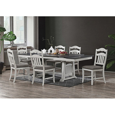 Table de salle à manger contemporaine 1Pc avec 2 feuilles