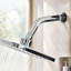 Douche d'extérieur à chauffage solaire 10,6 gallons avec pomme de douche rotative, réglage de la température et robinet à pied