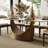  Modern Rectangular Sintered Stone Dining Table with Pedestal Base-654490484-666994728