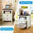 18" Nightstand & End Table With Charging Station & Open Shelf Storage Bedside Modern Wood Bed Side-1386146293-1384507550