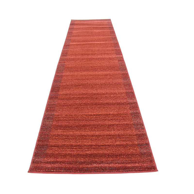 Tapis terre cuite Hermina, Tapis de couloir 2 pi 7 po x 10 pi