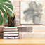 «Floral Gray I» par Chris Paschke - reproduction d'art sur toile tendue-1127948508