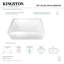 Aqua Eden 60" x 36" Alcove Soaking Acrylic Bathtub-29272610