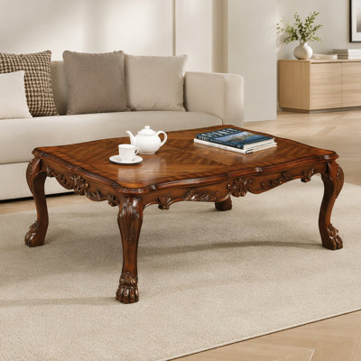 Coffee Table with Claw Leg