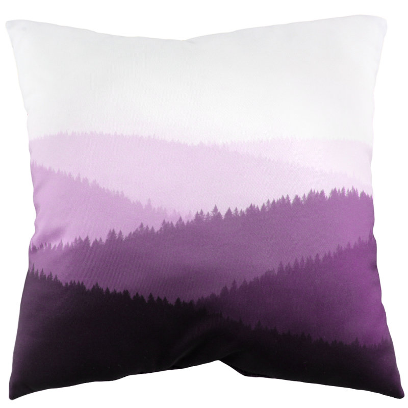  Housse de coussin carré et insert, Violet
