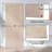 36'' x 84'' Solid Wood Paneled without Installation Hardware Kit Barn Door