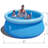 Plastic Round Inflatable Pool 25'' H x 96'' W x 96'' L