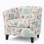Chaise tonneau Tacie de 74 cm de large-107531848