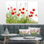 Ensemble de 3 reproductions de photos sur toile tendue, "pop sur fond blanc"