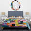 Ensemble de housse de couette géométrique Mid-Century-101242381