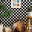 Papier peint adhésif Checkmate-565447197
