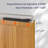 Apply for 32-48'' Door Width Single Aluminum Barn Door Hardware Kit (with Soft Close Mechanism, Door Not Include)