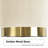 Round Ottoman With Storage and Gold Plating Base-1082026683