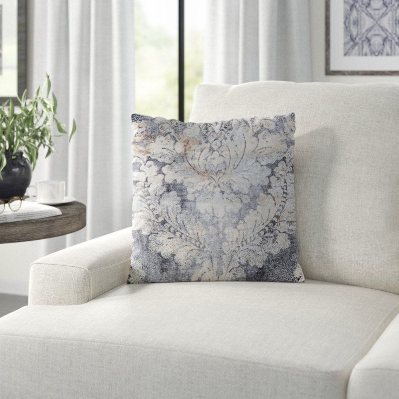 Cindersmoke Square Pillow Cover & Insert, 20" H x 20" W x 6" D