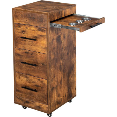 Jadayah Wood Makeup Organizer