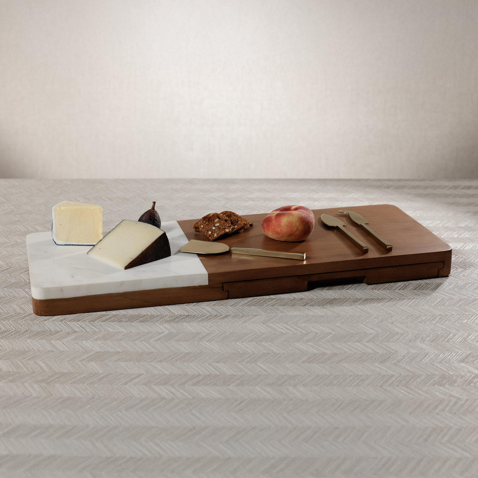 Marble and Mango Wood Cheese Board