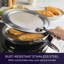 Circulon Universal Splatter Guard Mesh Grease Cover For Pots And Pans Protects Stove, Countertop, And Kitchen From Oil When Frying, 13 Inch, Stainless Steel