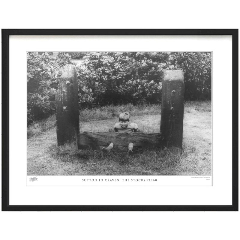 Sutton In Craven, The Stocks C1960 by Francis Frith - Single Picture Frame Print, 60cm H x 80cm W x 2.3cm D
