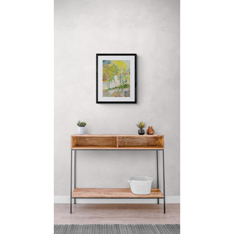 Allaire Garden Wall 7 Print by Marsha Heller, 21.25" H x 17.25" W
