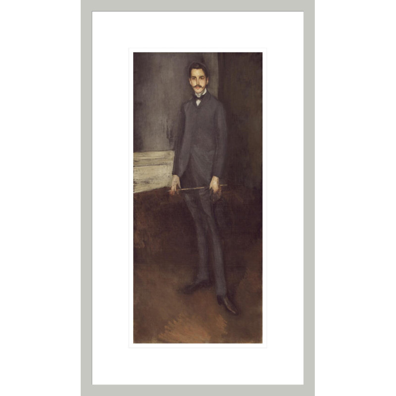 «George W. Vanderbilt» par James McNeill Whistler, impression giclée encadrée, H 21,75 po x l 12,85 po