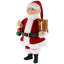 Figurine de père Noël Elf du Père Noël avec cadeau - 14 po