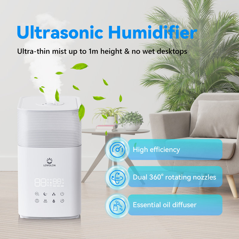 Humidificateur ultrasonique chaud et froid Lovolon