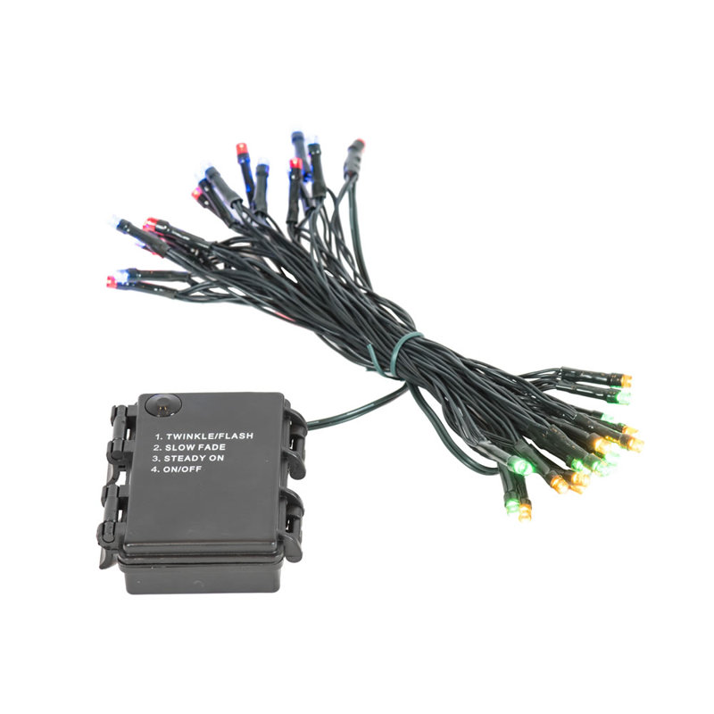 Guirlande de lumières de 180 po Hadmuthe, Multicolore, 35