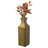 Decorative Antique Style Metal Bottle Shape Gold Floor Vase For Entryway, Living Room Or Dining Room, Large-715503157