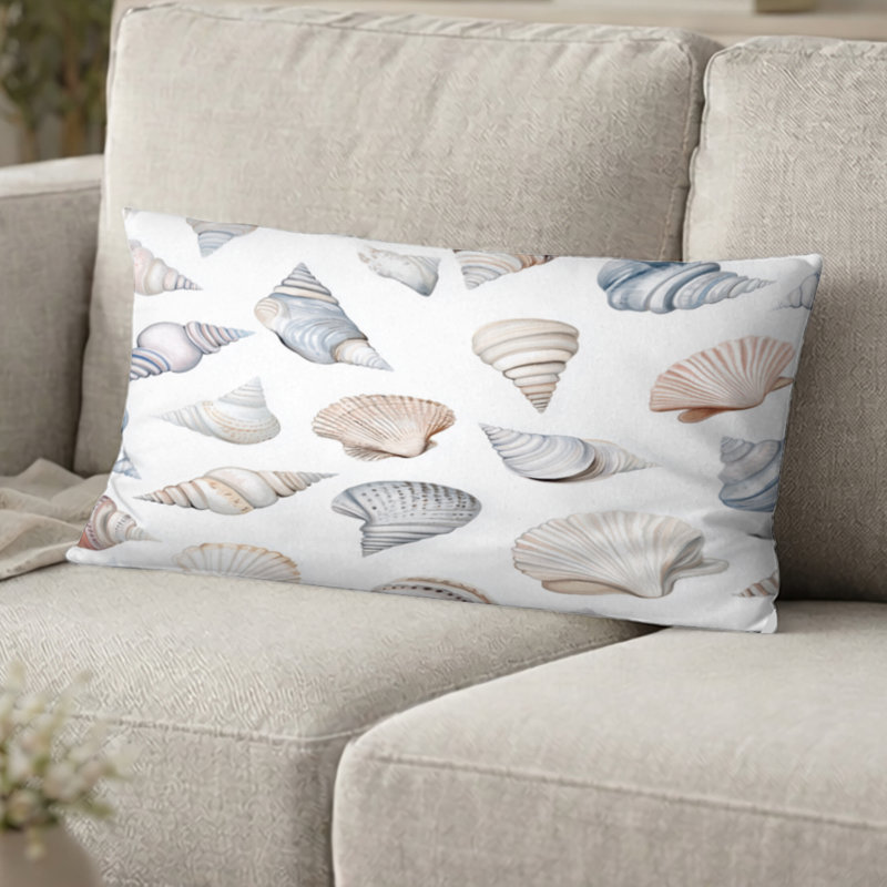 Coussin décoratif à imprimé animalier - Coussin orange, H 12 po x l 20 po