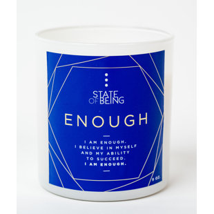 Bougie en pot Enough Affirmation