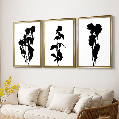 Pressed Memory I - Toile tendue avec châssis sur mesure - 3 pièces