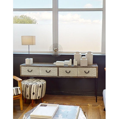 170cm Solid Wood Top Console Table