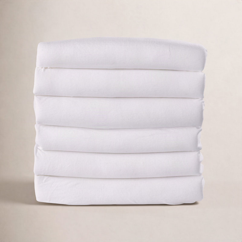 Draps-housses compacts SafeFit ™, 24 po x 38 po, Blanc