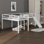 Lit mezzanine en L avec échelle et glissade-738866737