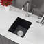 Évier de bar en granite avec accessoires encastrable Lqsqua LQS L 13 po x l 15 po-106943153