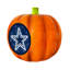 Décoration citrouille en résine avec logo DEL 3D des Cowboys de Dallas (NFL) | 25 cm