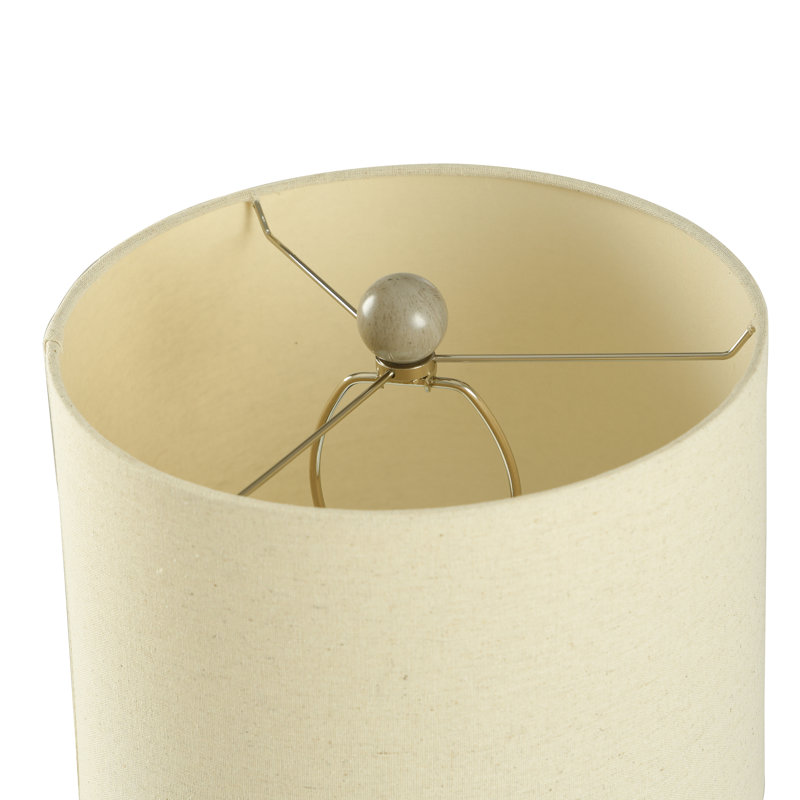 Alverez 21" Ceramic Table Lamp, Glacier Gray