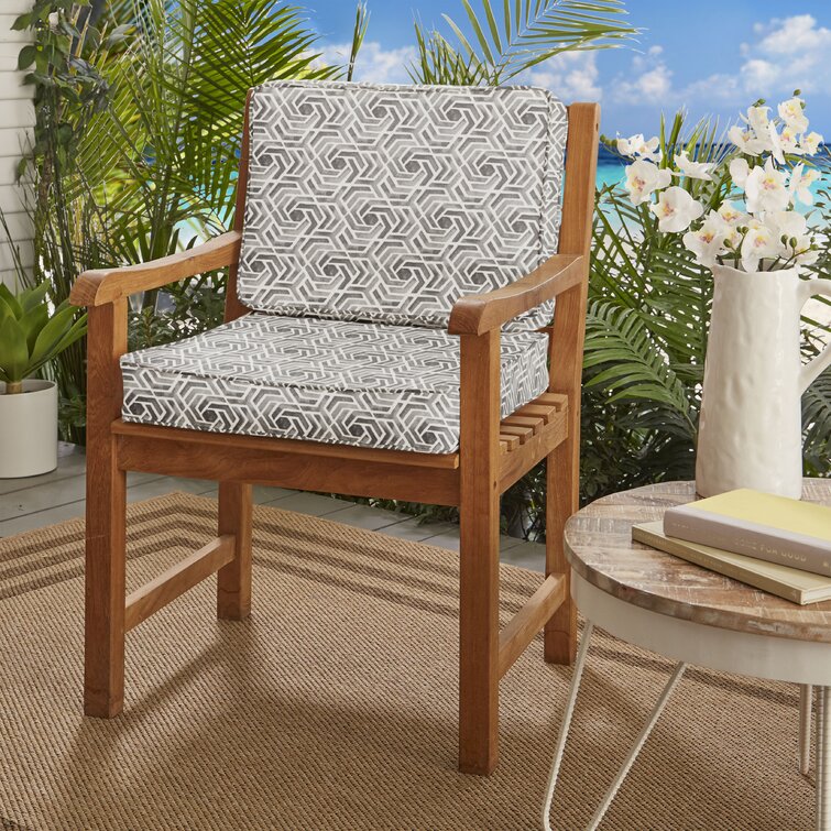 Wrought Studio Outdoor 3'' Lounge Chair Cushion