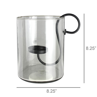 Court Hurricane With Metal Tealight Holder