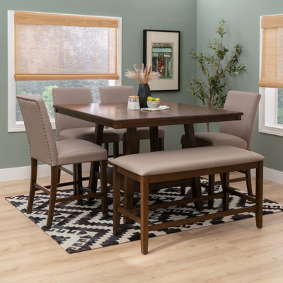 Theartis 6-piece Counter Height Dining Set