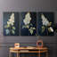 Floral Study Series LIX - ensemble de toiles tendues avec châssis Premium - prêt à être accroché-805216628