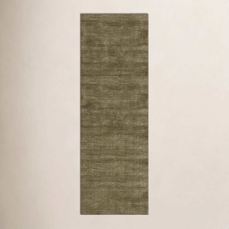 Lahjar Speckled Flatweave Wool Rug, Round 6'