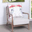 Coussin décoratif en lin à imprimé animal-88630042